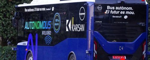 Deu dies de prova d’un bus autònom a Montjuïc